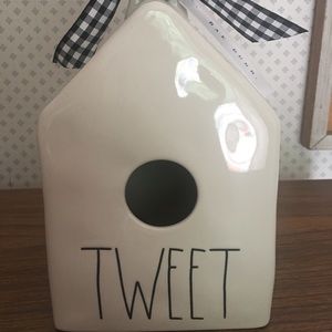 *SOLD* New Rae Dunn Tweet Birdhouse